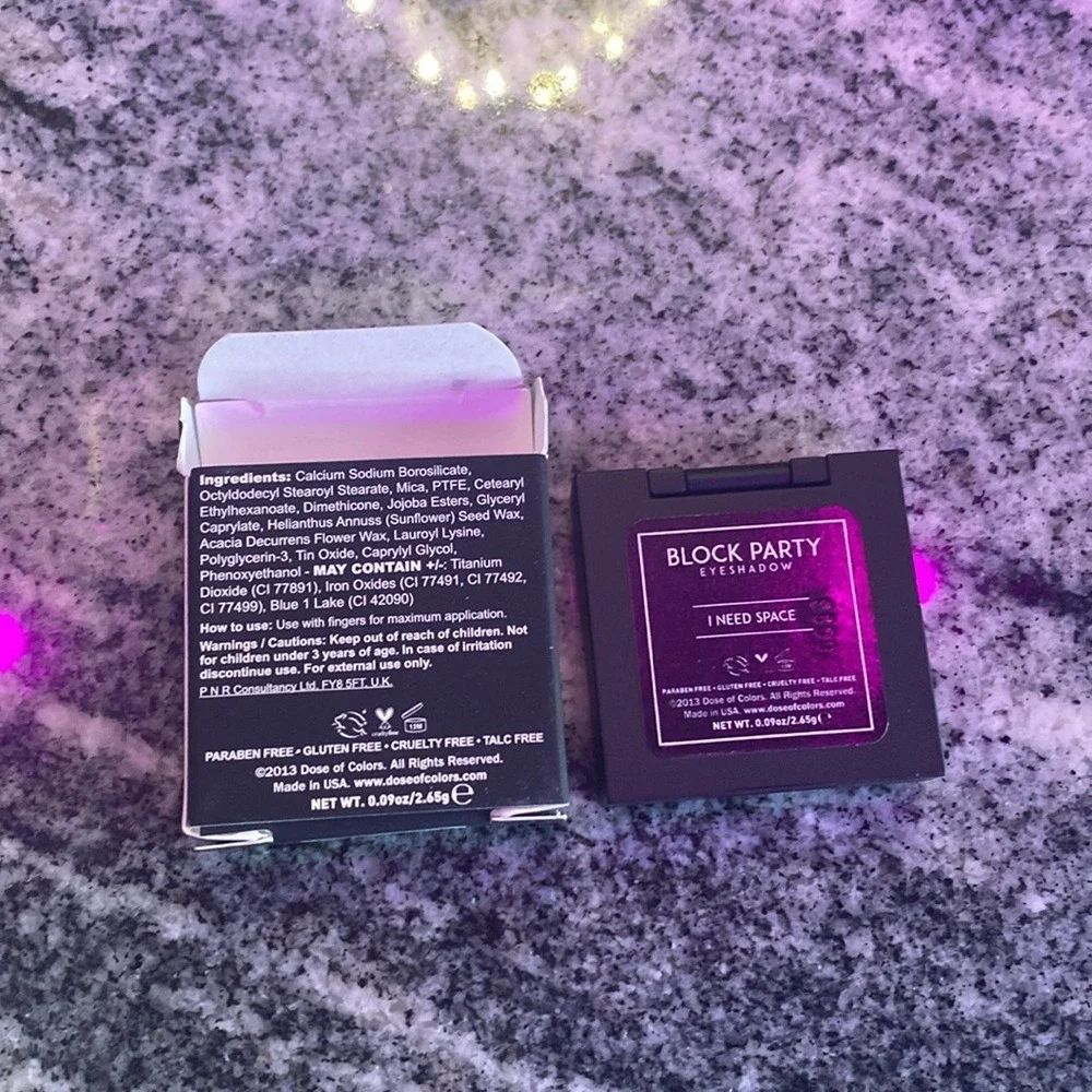 Dose of colors block party single eyeshadow full size in shade I need space NIB!
